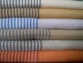 Fouta Nid'abeille striée